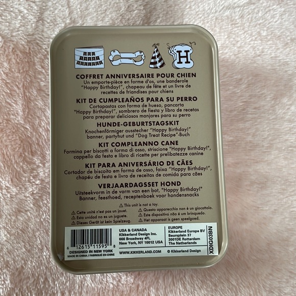 Doggie birthday celebration tin - Picture 3 of 4